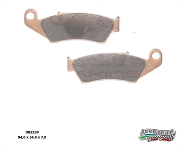 Bremseklodser forhjul - Suzuki RMX 250 ST/SV/SW/SX årg. 96 - 99 - Delta Braking  